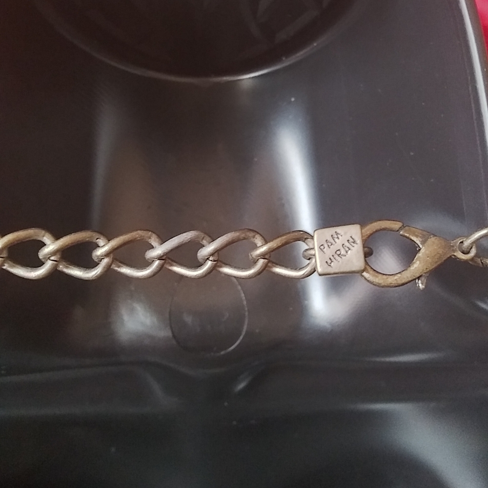 Vintage Anthropologie PAM HIRAN Disc necklace - Picture 7 of 7